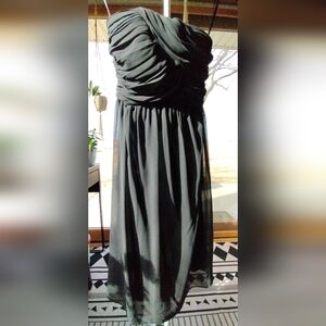 White House Black Market Size 0 Black Strapless Dress